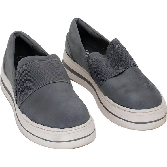Clarks Audreigh Eve Slip-On Sneakers Dark Blue Women's US 7.5M - Picture 1 of 6